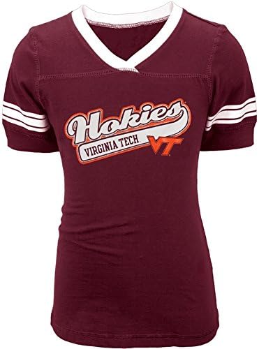 Virginia Tech Hockies - Game Day Stripes Girls Youth T-Shirt