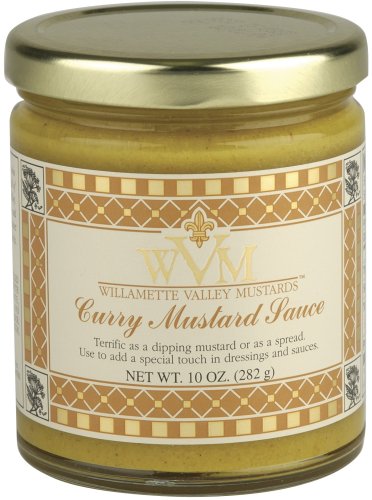 Willamette Valley Mustards And Marinades Curry Mustard Sauce, 10-Ounce Jars (Pack of 12) by Willamette Valley Mustards and Marinades