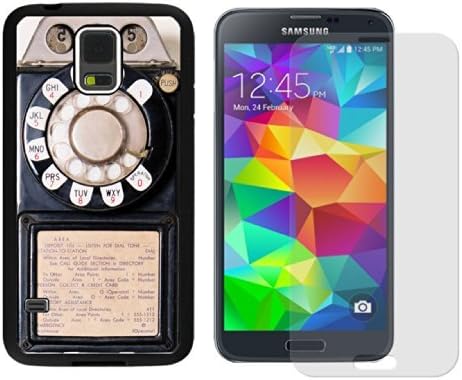 Galaxy S5 Case, Vintage Payphone Case for Galaxy S5 / Galaxy Sv / Galaxy S V Case - Free Screen Protector