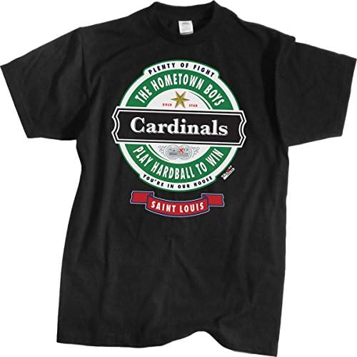 Saint Louis Cardinals - Cold Brew T-Shirt - Black XXXXLarge