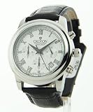 Croton CC311273BSSL Mens Chronograph Quartz Leather Strap Watch