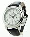 Croton Men's Black Leather Chronograph Date Watch CC311273BSSL