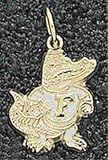 Florida Gators Solid 14K Gold Classic Albert 1/2 Pendant