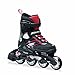 Rollerblade Spitfire JR XT 2016 Kids Skate, Black/Red, Adjustable (11 J to 1)