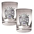 Sacramento Kings 2pc Rocks Glass Set - Primary Logo NBA Basketball