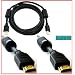 PTC 10 ft High Speed HDMI 1.3 Category 2 Certified Cable w/Ferrite Cores (Gold Plated Connectors) - Supports PS3, Xbox, Blu-Ray, HD-DVR, HD-DVD, all HDTV resolutions - 1080p and beyond
