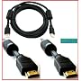 PTC 10 ft High Speed HDMI 1.3 Category 2 Certified Cable w/Ferrite Cores (Gold Plated Connectors) - Supports PS3, Xbox, Blu-Ray, HD-DVR, HD-DVD, all HDTV resolutions - 1080p and beyond