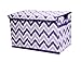 Bacati MixNMatch Storage Toy Chest, Purple