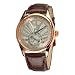 Stuhrling Original Men's 302.3345K54 Boardroom Patriarch Automatic Date Rosetone Brown Strap Watch,Stuhrling Original,302.3345K54