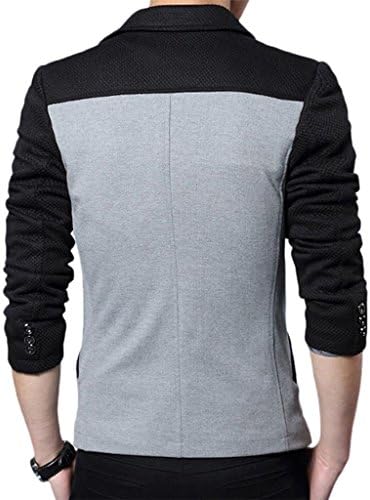 Mens Slim Fit Casual 2 Button Blazer Jacket Medium