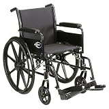 Karman LT-800NB-E Narrow Lightweight Deluxe Wheelchair w/ Elevating Legrests