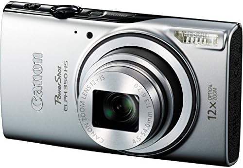 Canon Powershot ELPH 350 HS (Silver) and 32GB Deluxe Accessory Bundle