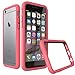 iPhone 6s Plus Case [Coral Pink] RhinoShield CrashGuard Bumper [11 Ft Drop Tested] No Bulk [EggDrop Technology] Thin Lightweight Protection [Includes Back Transparent Skin] Also fit iPhone 6 Plus