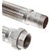 Hose Master Stainless Steel Flexible Metal Hose Assembly, Carbon Steel NPT Male x 150 psi Malleable Iron Female NPT Union
