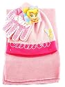 Pink Disney Princess Fairy Tinkerbell Hat Scarf & Gloves Set