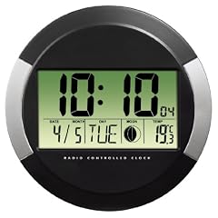 Hama 00104936 DCF-Funkwanduhr "PP-245", schwarz