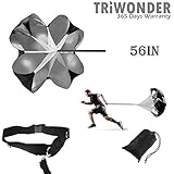 Triwonder 56 inch Speed Training Resistance Parachute Running Chute Power