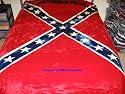 King Korean Mink Blanket Confederate Flag South Rebel