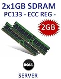 Produkt-Bild: Dual Channel Kit: 2 x 1024 MB = 2GB 168 pin SDRAM-133 ECC Registered DIMM (133Mhz, Sync, PC133R, CL3) - 100% kompatibel zu DELL Part# 311-0855, 311-1363, KTD-PE1550/1024A, 311-1837 - passend f&uuml;r DELL Poweredge 1400 + 1500 + 1550 + 1650 + 2400 + 2450 + 2500 +2500C + 2550 + 4400 + 7150 + SC500 + SC1400 + SC1500 + SC2500 + 1655MC + PowerApp 200 + 220 + 733 + 866 + PowerVault 715N + 735N + 750N + 755N + Precision Workstation 730
