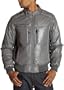 Sean John Men's Moto Sport Inspired Jacket,Grey,Large