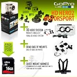 GoPro HERO2 Motorsport with 3D System, Grab Bag of Mounts, Chest Mount Harness