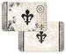 French Fleur De Lis Reversible Washable Vinyl Placemats Set of Four