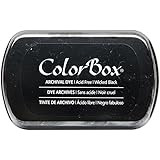 ColorBox Archival Dye Ink Full Size Inkpad, Wicked Black