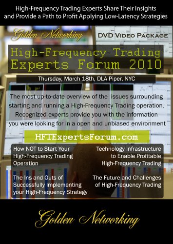 High-Frequency Trading Experts Forum 2010 DVD Video Package