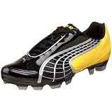 PUMA Men's V5.10 I FG Soccer Cleat,Black/Dandelion/PUMA Silver,10 D(M) US