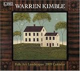 Folk Art Landscapes by Warren Kimble 2009 Lang Wall Calendar