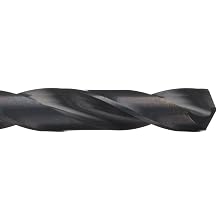 Cleveland 2222 High Speed Steel Jobbers' Length Drill Bit, Uncoated (Bright), Round Shank, 135 Degree Split Point