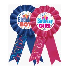 Award Ribbon - Birthday Boy - blue