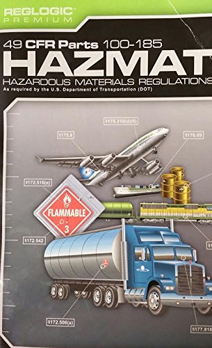 MANCOMM 2013 49 CFR PARTS 100-185 HAZMAT REGULATION DOT GUIDE BOOK