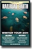 Railroad Earth Poster - Concert Flyer - Winter Tour 2011 W