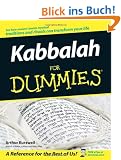 Kabbalah For Dummies (For Dummies (Lifestyles Paperback))