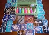 Deluxe Night Club Glitter Tattoo Kit, Great Addition to Face Painting!