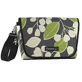 Reese Li Charcoal Berry Green Doodle Fairfax Changing Clutch