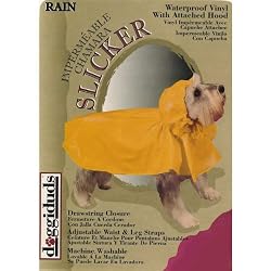 Yellow Slicker Dog Raincoat - Small