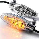 2x 9 Spot LED Turn Signals Indicators Light For Suzuki Motorcycle GS300 SV650 GT550... by Astra Security