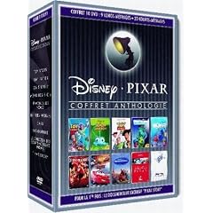 Coffret collector 10 DVD Anthologie Pixar :  8 longs-metrages + 22 courts-metrages - Edition limit�e