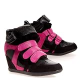 Bamboo Womens Mariela 3 Strap Hidd - Casual Heel/wedge Heels Shoes