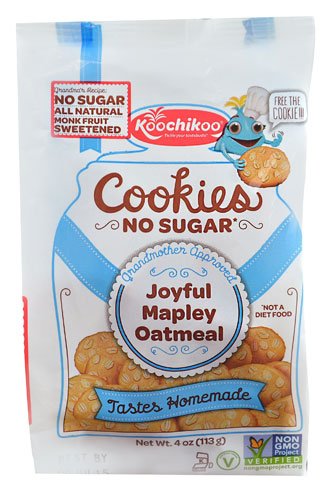 Koochikoo No Sugar Cookies Joyful Mapley Oatmeal –3 pack of 4 oz