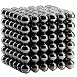 Magnicube Magnet Balls Black Edition 216 Piece Magnetic Puzzle (Tin Gift Set)