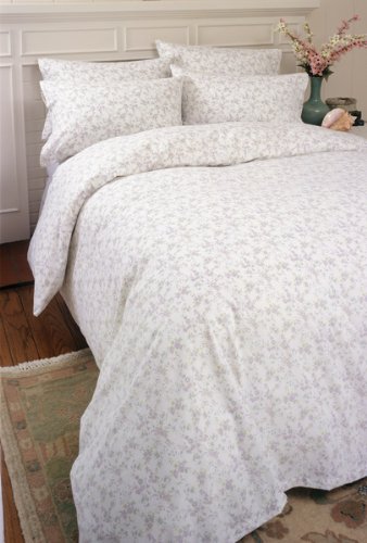 Flannel Print Cotton Covers Violet Full/Queen