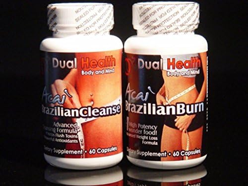 2 BOTTLES ACAI BERRY BURN and CLEANSE Diet Weight Fat Loss Pill Health Wellness