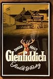 Blechschild Nostalgieschild - 20 x 30 cm schwere Qualität: Glenfiddich Single Malt Scotch Whisky