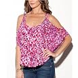 G by GUESS Daria Printed Poncho Top