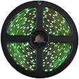 HitLights  Flexible LED Ribbon Lighting Strip with 300 LED, 5 Meter or 16.4 Feet Spool, 12VDC Input, Green