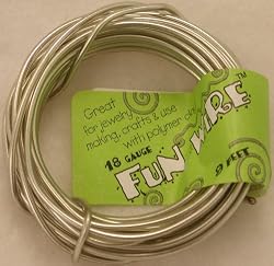 Fun Wire 18 Gauge Coil - Icy Silver