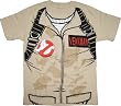 Ghostbusters Venkman Costume Glow in the Dark Khaki T-Shirt Tee